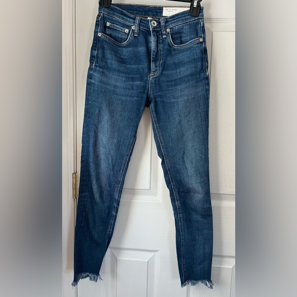 rag & bone High Rise Ankle Skinny Jeans - Picture 3 of 11